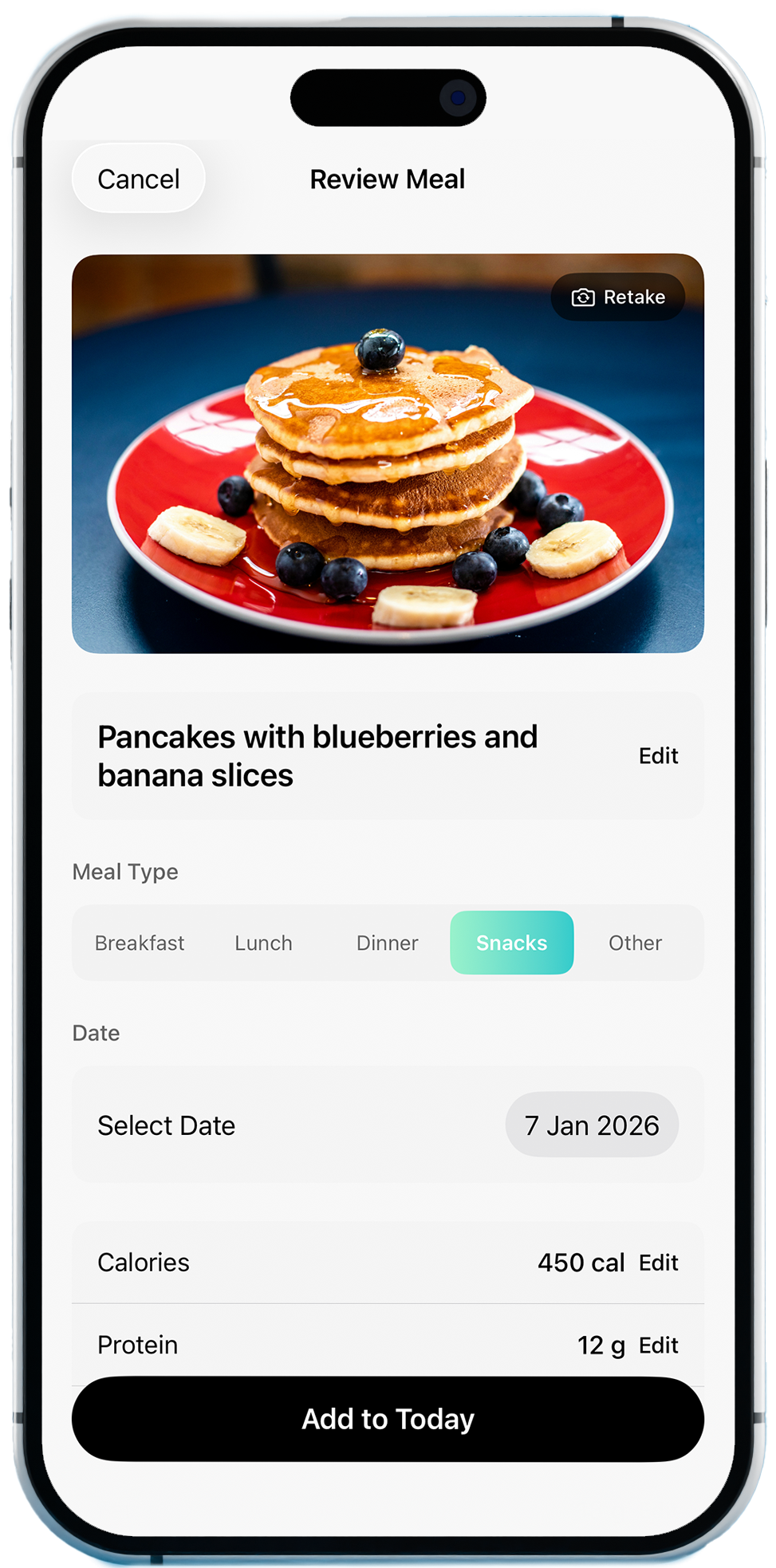 Calzo AI Nutrition Info - Instant calorie and nutrient details